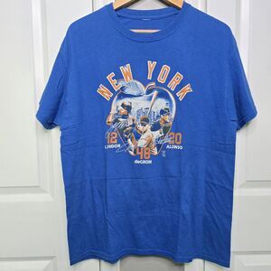 GILDAN New York METS Francisco Lindor Jacob deGROM Pete Alonso T-Shirt Mens  M